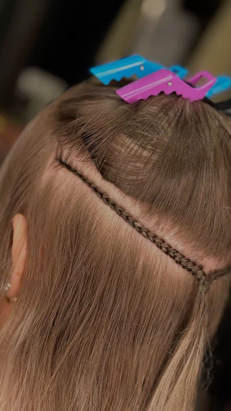 Invisible Clip-in hair extensions at Adore