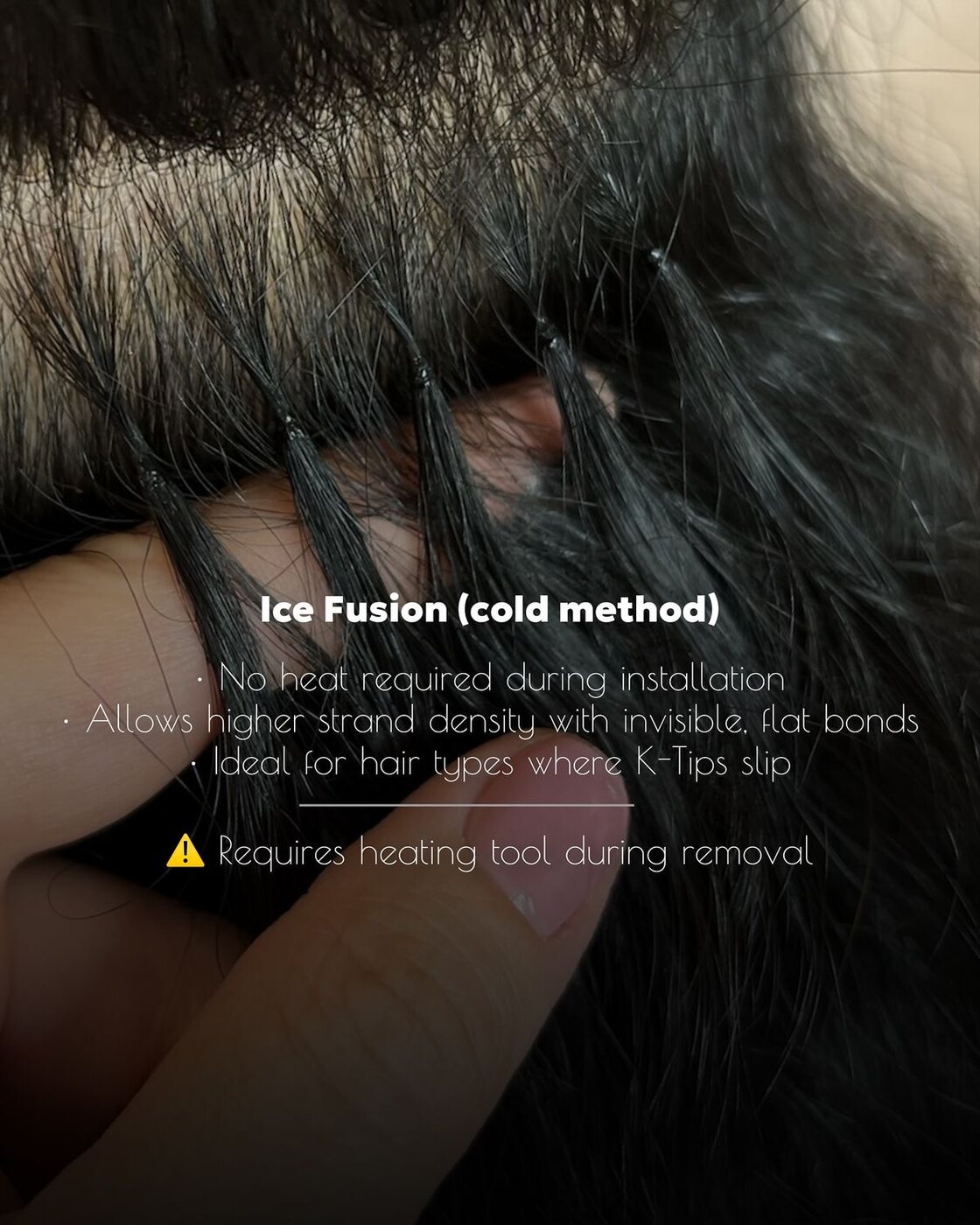 Ice Diamonds — Cold Fusion hair extensions at Adore